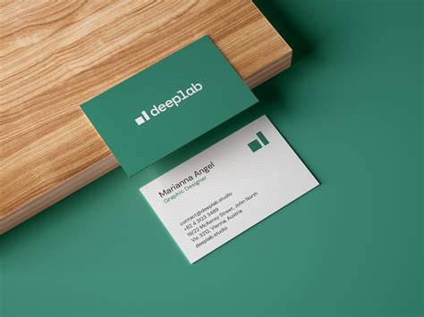 Download Business Card Mockup on Wood background with curtains